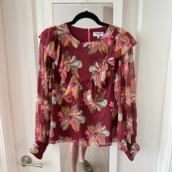 Crosby by Mollie Burch Gaines Blouse SZ M NWOT - Picture 1 of 4